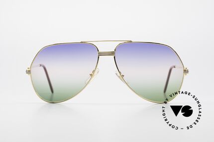 Cartier Vendome LC - L Rare Luxury Sunglasses 80's, mod. "Vendome" was launched in 1983 & made till 1997, Made for Men