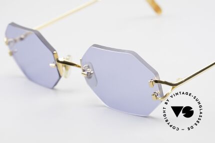 Cartier Rimless Octag Octag Shades One of a Kind, precious OCTAG designer shades; 22ct GOLD-plated, Made for Men and Women