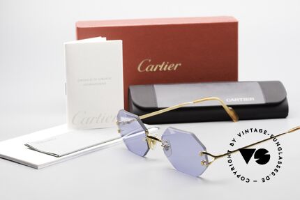 Cartier deals octagon glasses