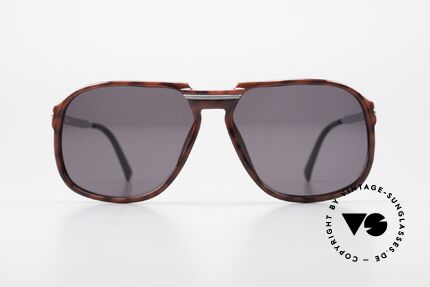 Dunhill 6005 Rare Old Men's Sunglasses 1984, elegant OPTYL-front in "tortoise-shell bordeaux", Made for Men