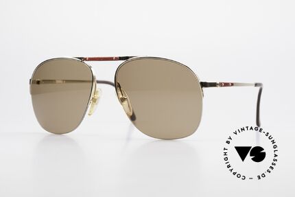Dunhill 6022 80's Gentlemen's Sunglasses, extremely noble men's glasses by Dunhill from 1984, Made for Men