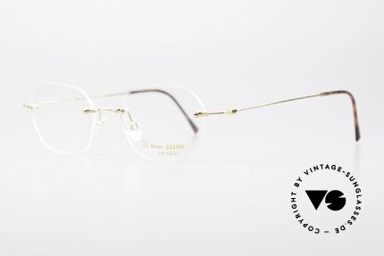 Henry Jullien Melrose 4000 Rimless Vintage Frame 90's, timeless quality frame for ladies and gents (UNISEX), Made for Men and Women