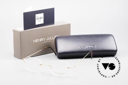 Glasses Henry Jullien Melrose 4000 Rimless Vintage Frame 90 s