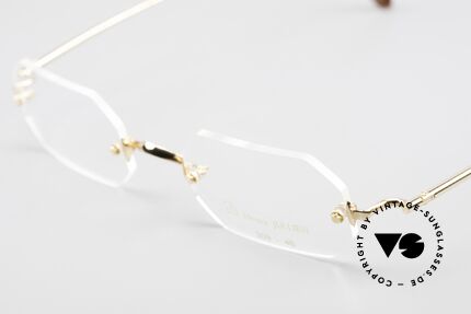 Henry Jullien Paraphe 303 Octagonal Rimless Frame, unworn (like all our rare vintage rimless spectacles), Made for Men and Women