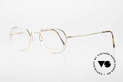 Henry Jullien Reale 05 Gold Plated Vintage Frame, classic full rimmed frame with flexible spring hinges, Made for Men and Women