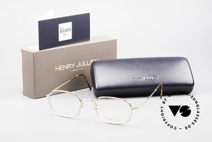 Henry Jullien Reale 05 Gold Plated Vintage Frame, Size: medium, Made for Men and Women