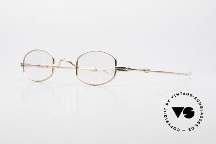 Lunor I 02 Telescopic Telescopic Sliding Temples, model I 02 = size 37°24, temple length: 118mm - 155 mm, Made for Men and Women