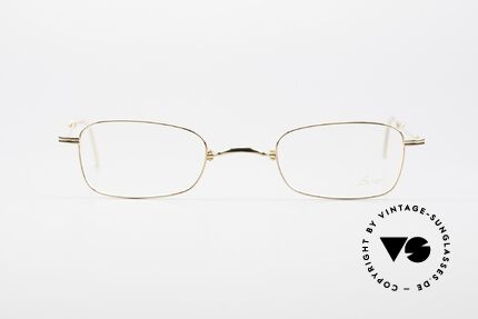 Lunor XXV Folding 02 Foldable Frame Gold Plated, traditional German brand; quality handmade in Germany, Made for Men and Women