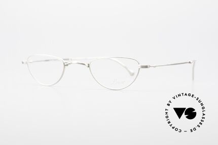Lunor XXV Folding 06 Foldable Reading Eyeglasses, well-known for the "W-bridge" & the plain frame designs, Made for Men and Women