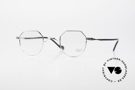 Lunor II A 18 Square Panto Frame Platinum, old Lunor glasses of the Lunor II-A series (A = acetate), Made for Men and Women