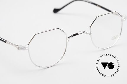 Lunor II A 18 Square Panto Frame Platinum, unworn RARITY (for all lovers of quality) from app. 2010, Made for Men and Women