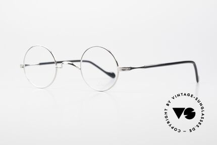 Lunor II A 12 Round Vintage Frame Platinum, precious platinum-plated, tangible TOP-NOTCH quality, Made for Men and Women