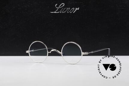 Lunor II A 12 Round Vintage Frame Platinum, Size: extra small, Made for Men and Women