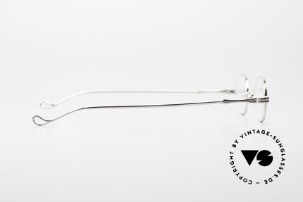Lunor II 08 Small Oval Frame Platinum, Size: small, Made for Men and Women