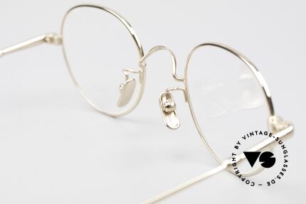 Lunor V 108 Gold Plated Glasses Titanium, the DEMO lenses should be replaced with prescriptions, Made for Men