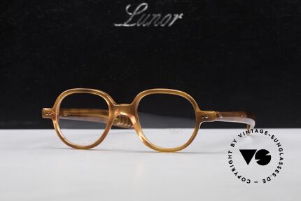 Lunor A50 Round Panto Acetate Glasses, Size: medium, Made for Men and Women