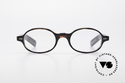 Lunor A57 Oval Lunor Acetate Glasses, riveted hinges; cut precise to the tenth of a millimeter, Made for Men and Women