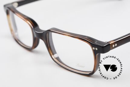 Lunor A55 Square Lunor Glasses Acetate, 100% made in Germany & hand-polished (a masterpiece), Made for Men and Women