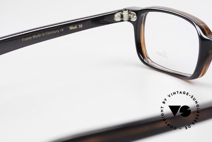 Lunor A55 Square Lunor Glasses Acetate, the demo lenses can be replaced with optical (sun) lenses, Made for Men and Women