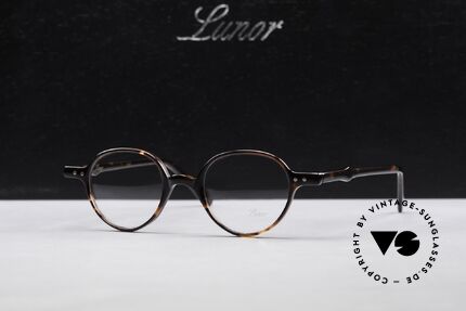 Lunor A43 Panto Acetate Eyeglass-Frame, Size: small, Made for Men and Women