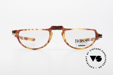 BOSS 5103 90's Folding Reading Glasses, full name: Hugo Boss by Carrera 5103, 13, 49-21, 145, Made for Men and Women