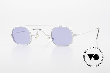 Morel 6090 Square Glasses with Clip-On, MOREL eyeglass-frame, model 6090, small size 33-35, Made for Men and Women