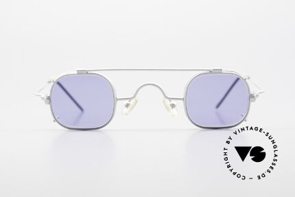 Morel 6090 Square Glasses with Clip-On, square (lightweight) vintage frame + practical clip-on, Made for Men and Women