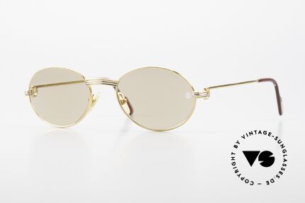 Cartier Saint Honore - M Oval Luxury Sunglasses 90's, oval vintage CARTIER sunglasses from app. 1998/99, Made for Men and Women