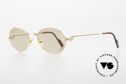 Cartier Saint Honore - M Oval Luxury Sunglasses 90's, 'Staint Honore' is one of the oldest streets in Paris, Made for Men and Women