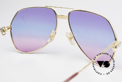 Cartier Vendome Santos - M One Of A Kind 80's Collectible, unworn rarity; 22ct gold-plated + full original packing, Made for Men and Women