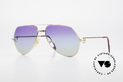 Cartier Vendome Santos - M James Bond Sunglasses 1980's, Vendome = the most famous eyewear design by CARTIER, Made for Men and Women