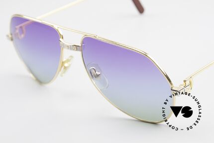 Cartier Vendome Santos - M James Bond Sunglasses 1980's, worn by actor Christopher Walken (JAMES BOND, 1985), Made for Men and Women