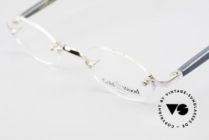 Gold & Wood 338 Luxury Rimless Specs Oval 90's, unworn rarity (for all lovers of quality), unique, Made for Men and Women