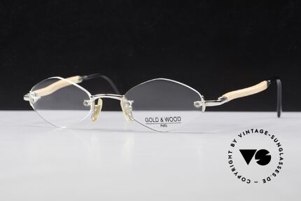 Gold & Wood S02 Luxury Rimless Spectacles, the credo: elegance, timelessness, craftsmanship, Made for Men and Women