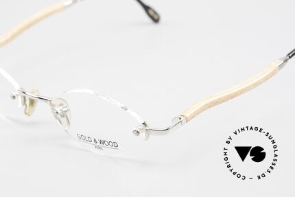 Gold & Wood S02 Luxury Rimless Spectacles, unworn rarity (for all lovers of quality), unique, Made for Men and Women