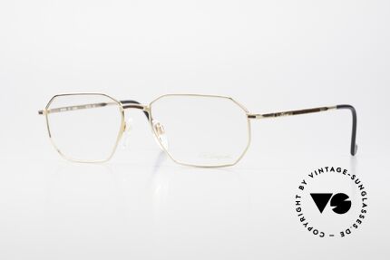 S.T. Dupont D050 90's Luxury Eyeglasses 23KT, old S.T. DUPONT eyeglasses from 1996 in L size 56°18, Made for Men