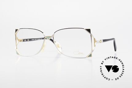 Cazal 236 1980's West Germany Frame, feminine Cazal designer eyeglasses from app. 1988, Made for Women