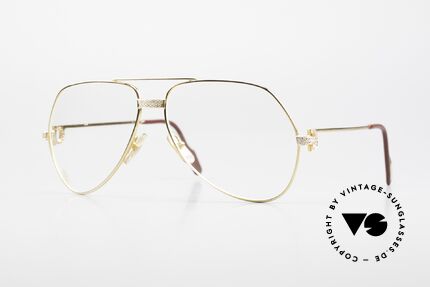 Cartier Grand Pavage Diamond Glasses Solid Gold Details