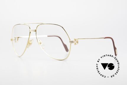 Cartier Grand Pavage Diamond Glasses Solid Gold, Grand Pavage was only made upon request & prepayment, Made for Men