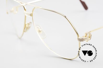 Cartier Grand Pavage Diamond Glasses Solid Gold, basic price was 25.300 DM (dependent on the gold price), Made for Men