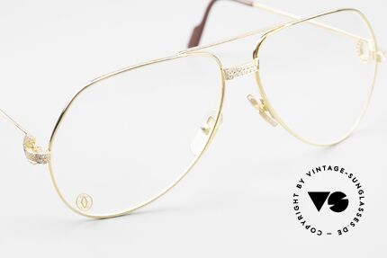 Cartier Grand Pavage Diamond Glasses Solid Gold, LUXURY JEWELRY vintage eyeglasses (25 grams of GOLD), Made for Men