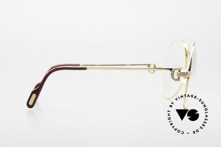 Cartier Grand Pavage Diamond Glasses Solid Gold, this one-time luxury Cartier model is !!NOT FOR SALE!!, Made for Men