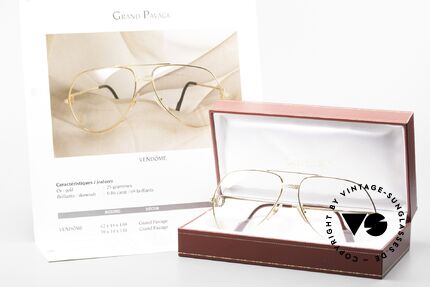 Cartier Grand Pavage Diamond Glasses Solid Gold, Size: large, Made for Men
