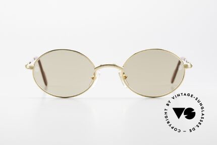Cartier Sorbonne Oval Luxury Frame 90's, precious and timeless design; in size 49°20, 130mm, Made for Men and Women