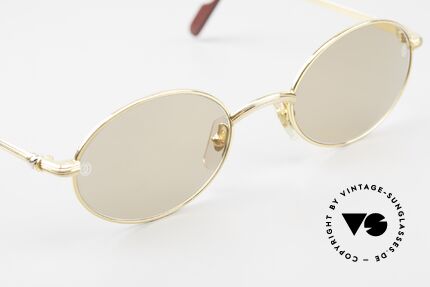Cartier Sorbonne Oval Luxury Frame 90's, unworn model comes with the old Cartier packaging, Made for Men and Women