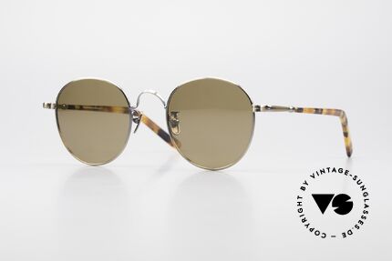 Lunor VA 111 Polarized Panto Sunglasses Details