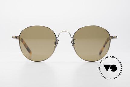 Lunor VA 111 Polarized Panto Sunglasses, without ostentatious logos (but in a timeless elegance), Made for Men