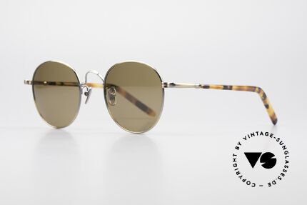 Lunor VA 111 Polarized Panto Sunglasses, model VA 111: very elegant Panto shades for gentlemen, Made for Men