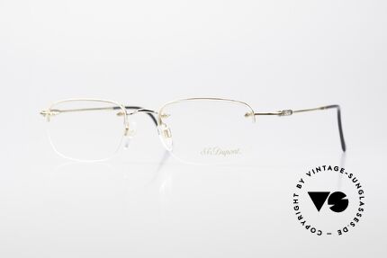 S.T. Dupont D523 Rimless Glasses Avance 2000's Details