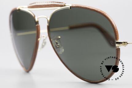 Ray Ban Outdoorsman II USA Leathers Sunglasses 80's, NO RETRO sunglasses, but a rare original from the 1980s, Made for Men
